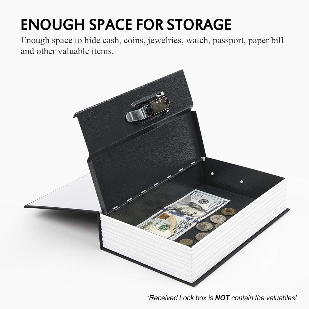 Hidden Book Safe With Lock 📚🔐