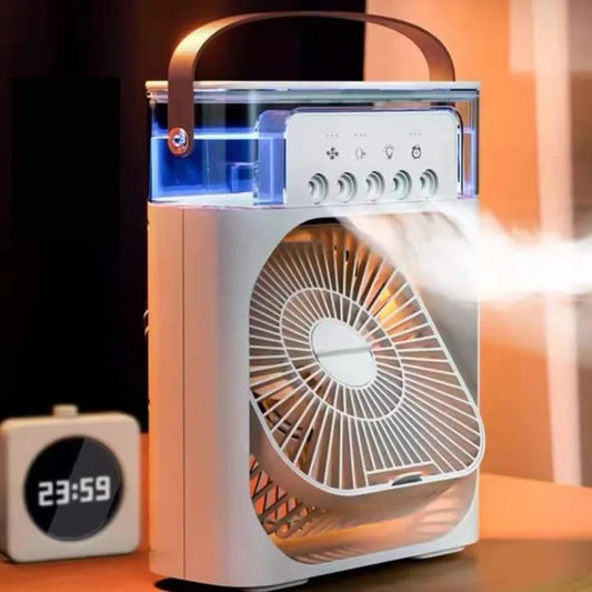 5-in-1 Portable Air Cooler Fan with Ice Tray & LED Light ❄️💨✨
