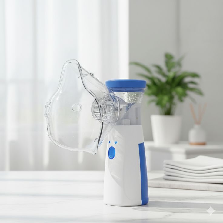 Portable Rechargeable Nebulizer Machine for Kids & Adults🌬️