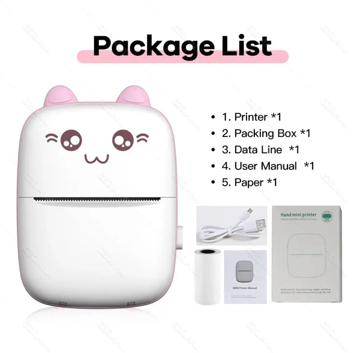 Print Pocket Mini – Inkless Bluetooth Thermal Printer 🖨️📱✨