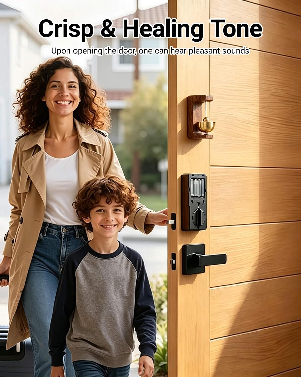 Buy 1 Get 1 Free ✨ Magnetic Wooden Door Bell Chime🔔
