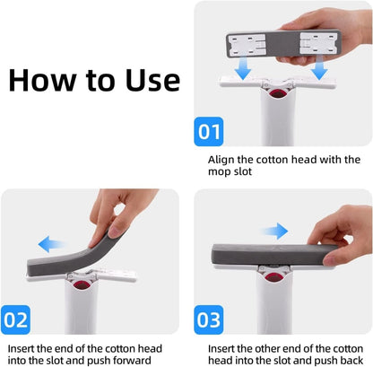 Powerful Squeeze Mini Mop Folding Home Cleaning Mops With Sponge